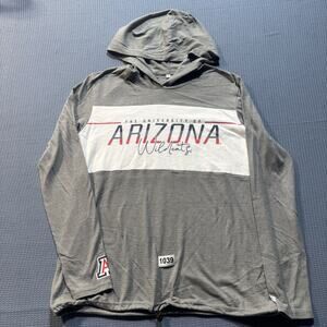 ARIZONA WILD CATS MEN  Gray Hoodie Sz M Pre owned Excellent